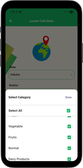 COStore multiple category selection